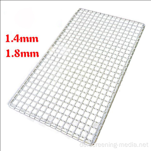 304 316 201 Edelstahl BBQ Grill Net